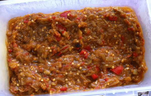 סלט חצילים רומני מטריף זקוסקה