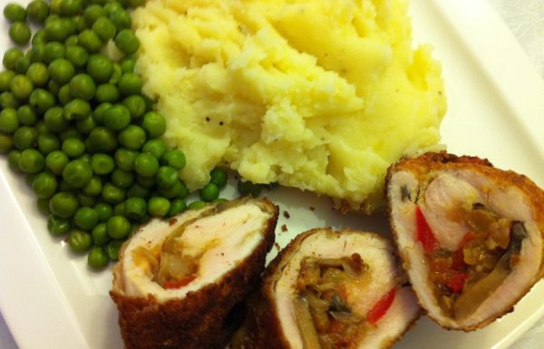 גלילות חזה עוף ממולא בירקות בטעם המזרח הרחוק